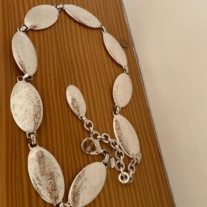 Vintage belt silver link